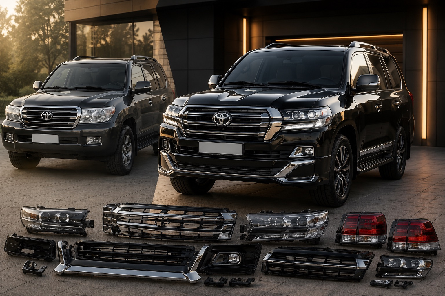 Checklist před koupí restylingové sady Toyota LC200: co ověřit před platbou