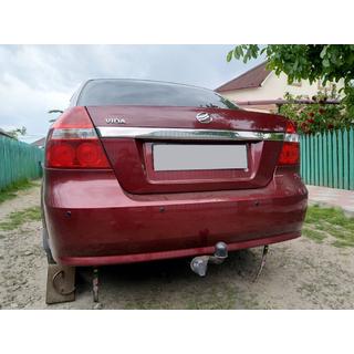 Zadní lišta (nerez) Chevrolet Aveo T250 2005–2011 fotografie 1