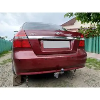 Zadní lišta (nerez) Chevrolet Aveo T250 2005–2011 fotografie 1