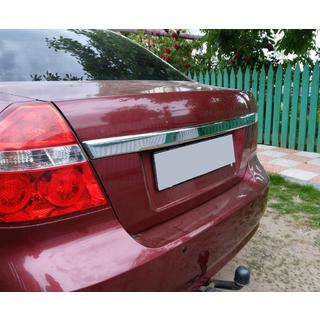 Zadní lišta (nerez) Chevrolet Aveo T250 2005–2011 fotografie 2