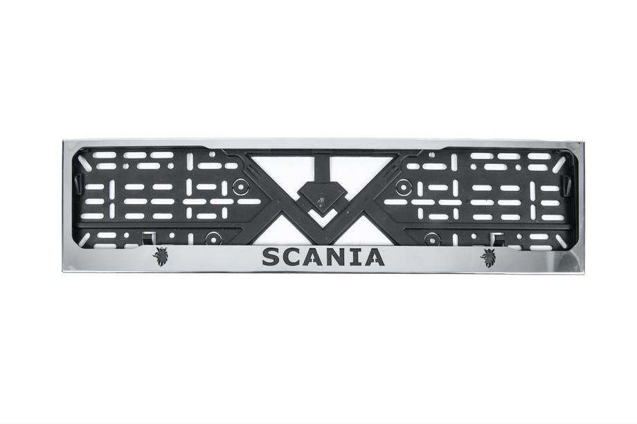 Scania Chromovaný rámeček na SPZ (1 ks, nerezová ocel) Image