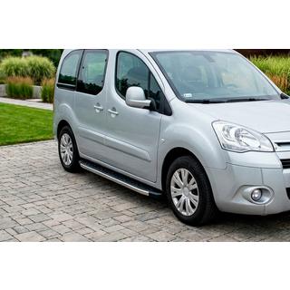 Boční prahy BlackLine (2 ks, hliník) Peugeot Partner Tepee 2008–2018 fotografie 1