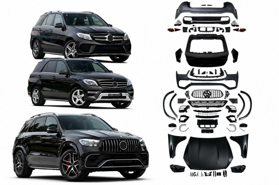 Mercedes GLE/ML třída W166 2011–2018 Facelift sada pro W167 GLE53 Fotografie 2