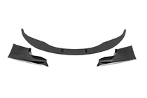 BMW řada 5 E60/E61 2003–2010 Přední lip spoiler na nárazník (pro M5, černý lesk) fotografie 6
