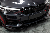 BMW řada 5 G30/G31 2017–2023 Nástavec předního nárazníku Lip AC-Style (pro M-Sport 2017-2020, ABS) fotografie 4