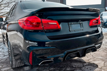 BMW řada 5 G30/G31 2017–2023 Difuzor zadního nárazníku ve stylu CS (pro M-Sport/M5 F90, ABS) fotografie 4