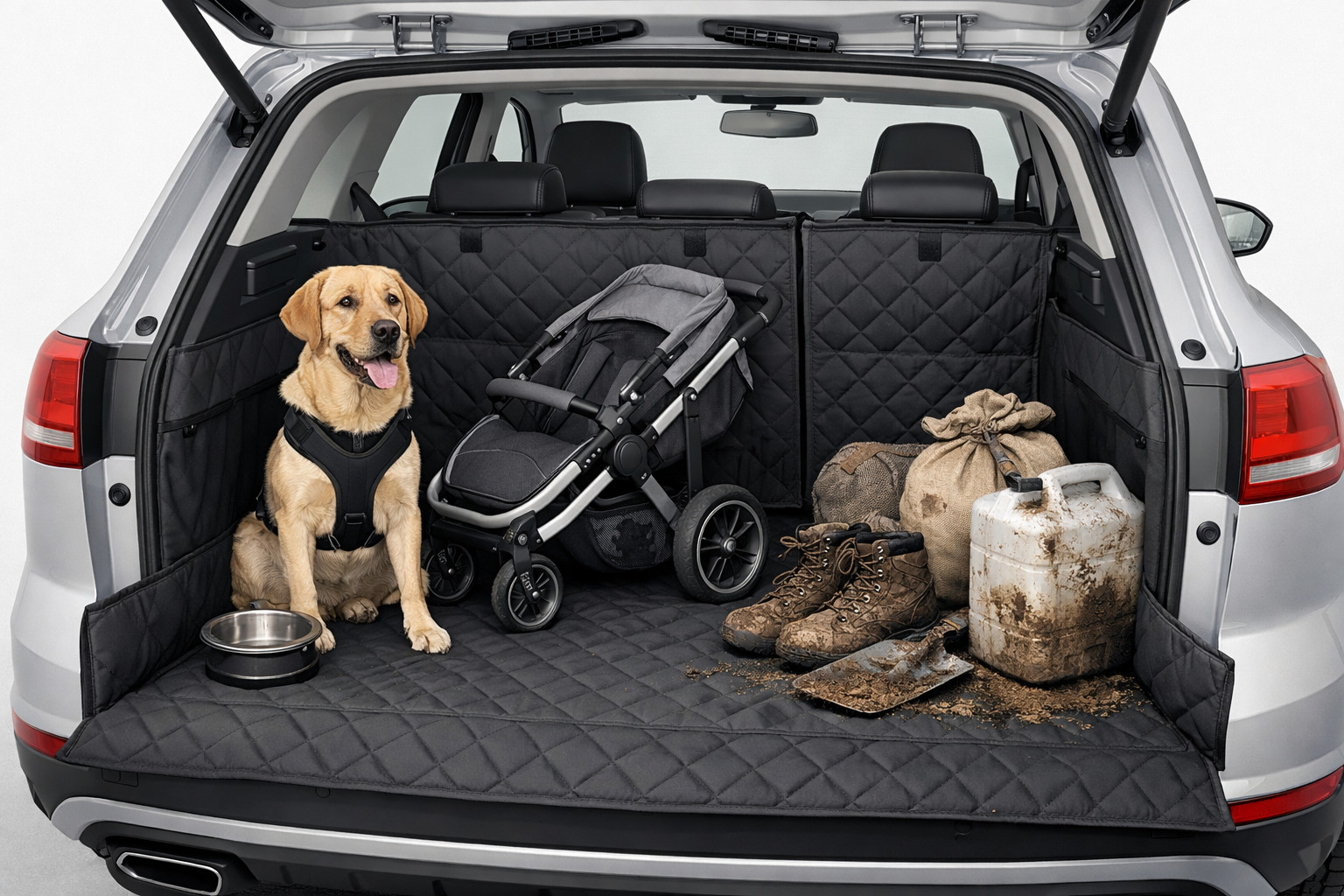 Vana do kufru pro psa, kočárek i špinavý náklad: co vybrat