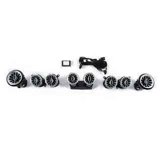 LED deflektory výdechů ventilace (64 barev) fotografie 1