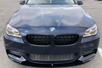 BMW řada 5 F10/F11 2010–2016 Přední lip spoiler (nástavec nárazníku) MP-Style (pro M-Performance, černý lesk) fotografie 5