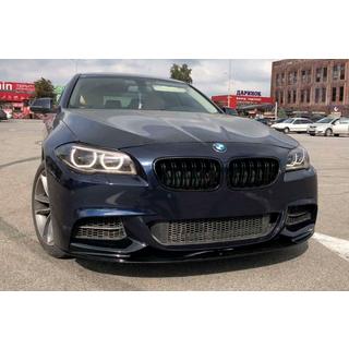 Přední lip spoiler (nástavec nárazníku) MP-Style (pro M-Performance, černý lesk) BMW řada 5 F10/F11 2010–2016 fotografie 4