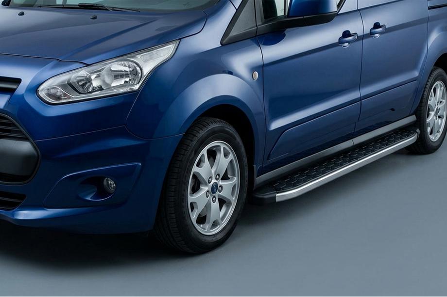 Ford Connect 2014–2021 Boční prahy BlackLine (2 ks, hliník) Maxi (dlouhý rozvor) Image