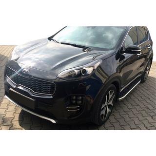 Boční prahy BlackLine (2 ks, hliník) Kia Sportage 2010–2015 fotografie 1