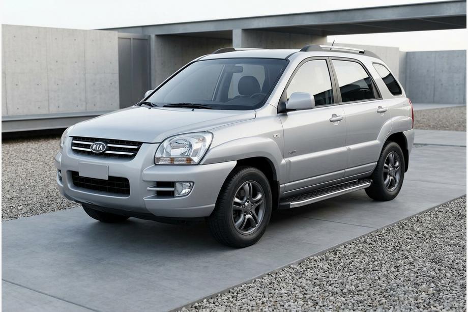 Kia Sportage 2004–2010 Boční prahy BlackLine (2 ks, hliník) Image