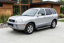 Hyundai Santa Fe 1 2000–2006 Boční prahy BlackLine (2 ks, hliník) fotografie 1