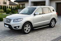 Hyundai Santa Fe 2 2006–2012 Boční prahy BlackLine (2 ks, hliník) fotografie 1