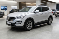 Hyundai Santa Fe 3 2012–2018 Boční prahy BlackLine (2 ks, hliník) fotografie 1