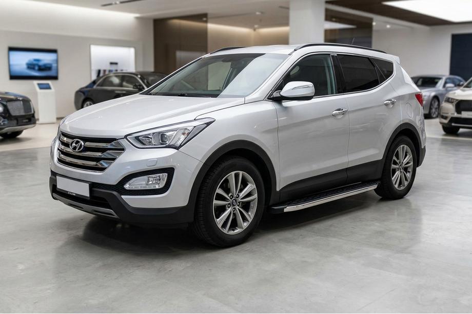 Hyundai Santa Fe 3 2012–2018 Boční prahy BlackLine (2 ks, hliník) Image