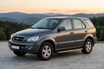 Kia Sorento I BL 2002–2009 Boční prahy BlackLine (2 ks, hliník) fotografie 1
