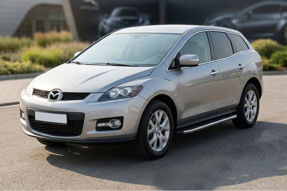 Mazda CX-7 2006–2012 Boční prahy BlackLine (2 ks, hliník) Image