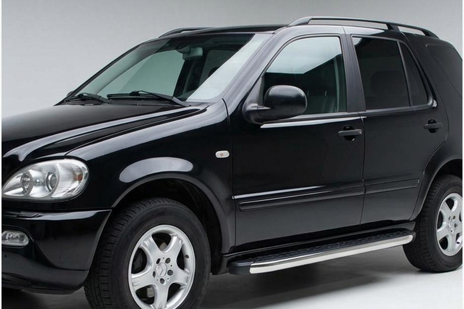 Mercedes ML W163 1997–2005 Boční prahy BlackLine (2 ks, hliník) Image