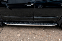 Volkswagen Amarok 2010–2022 Boční prahy BlackLine (2 ks, hliník) fotografie 2