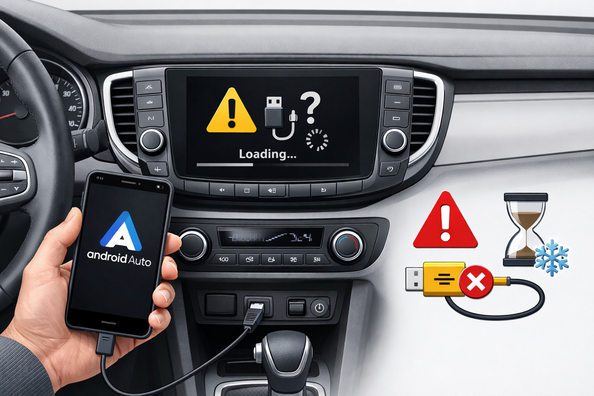 Proč Android Auto nefunguje nebo se zasekává?
