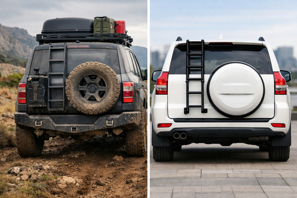 Žebřík na SUV: kdy ho opravdu potřebujete a kdy je to jen dekor