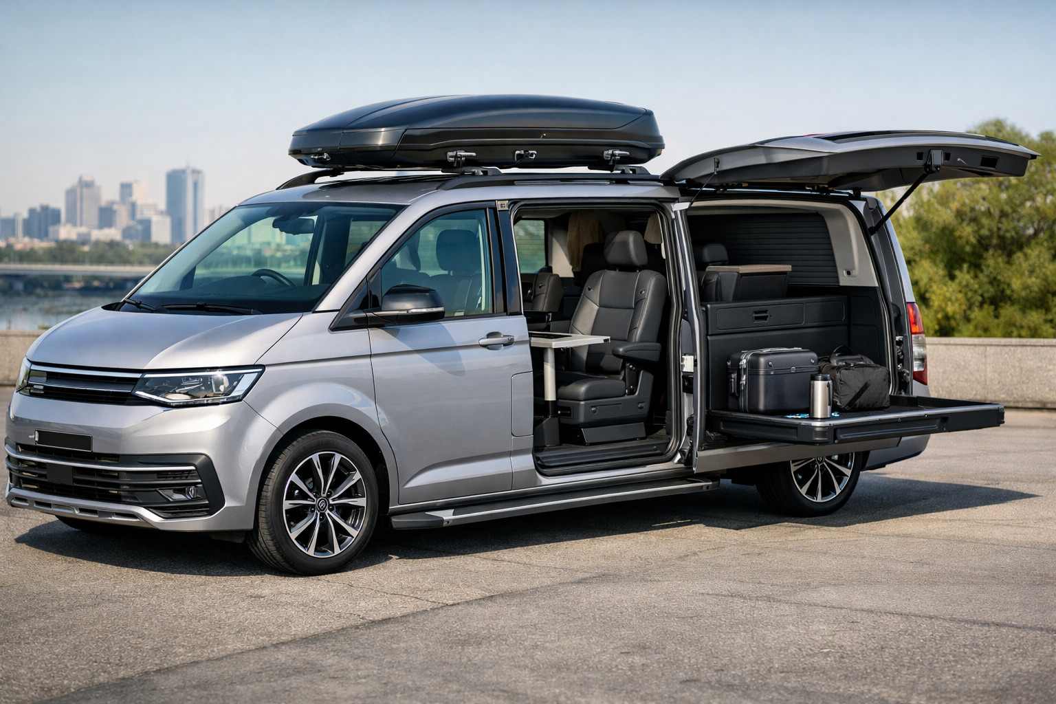 Balíček úprav Volkswagen Transporter T7 pro meziměsto a byznys