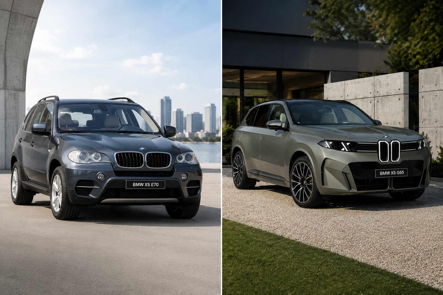 BMW X5 G65 vs BMW X5 E70: starý charakter vs. nové technologie