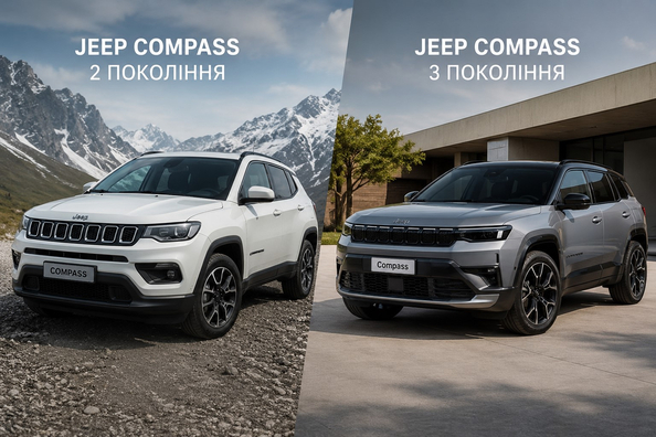 Nový Jeep Compass 3. generace vs. Compass 2: detailní srovnání