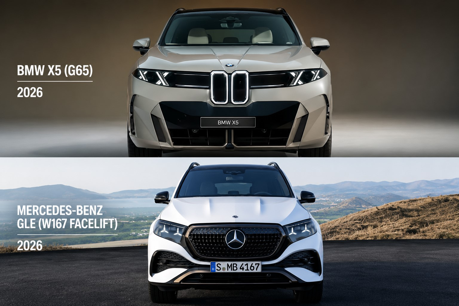 Nové BMW X5 G65 nebo Mercedes GLE W167 Facelift: který crossover je lepší