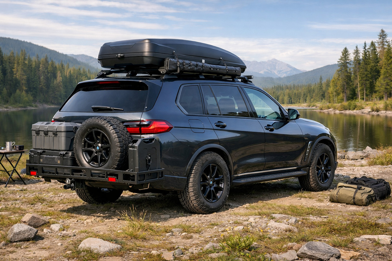 Co namontovat na BMW X7 G07 na výlety do přírody a na střechu