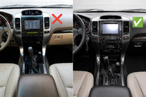 Toyota Land Cruiser Prado 120 2002–2009 Sada pro upgrade interiéru Lexus GX460 ve stylu 2023 fotografie 3
