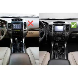 Sada pro upgrade interiéru Lexus GX460 ve stylu 2023 Toyota Land Cruiser Prado 120 2002–2009 fotografie 3