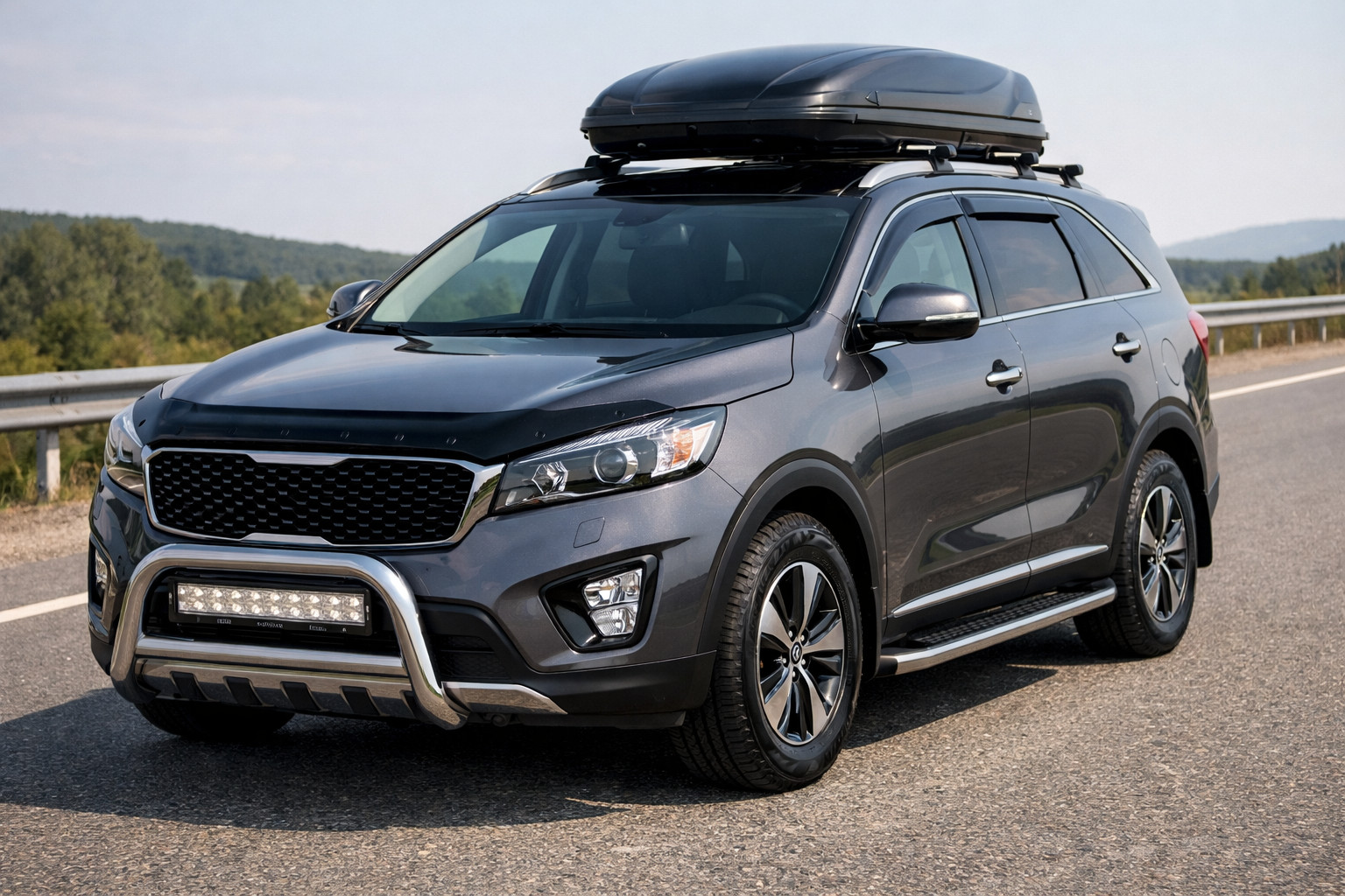 Praktický upgrade Kia Sorento III UM 2014-2020 pro dálnici a ochranu kapoty