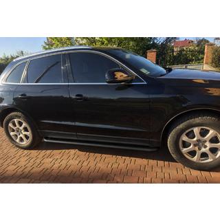 Boční nášlapy Premium Black (2 ks, nerez) Audi Q5 2008–2017 fotografie 2