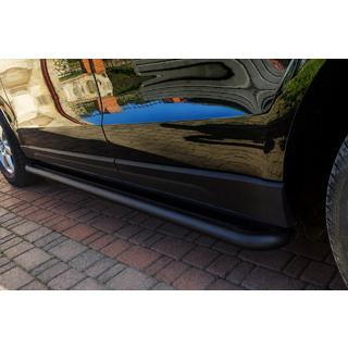 Boční nášlapy Premium Black (2 ks, nerez) Audi Q5 2008–2017 fotografie 1