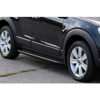 Boční nášlapy Premium Black (2 ks, nerez) Chevrolet Captiva 2006–2019 fotografie 3