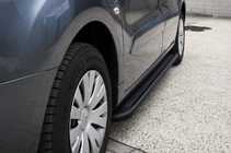 Citroen Berlingo 1996–2008 Boční nášlapy Premium Black (2 ks, nerez) Ø60 mm fotografie 1