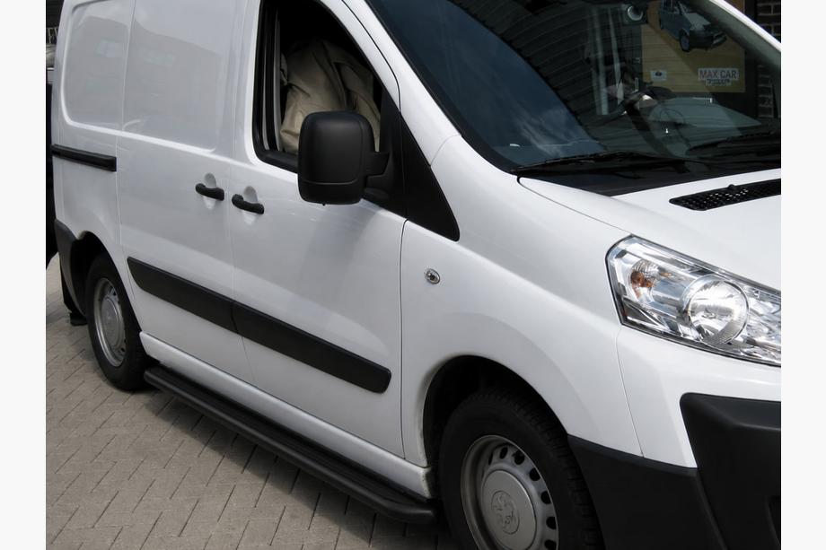 Citroen Nemo 2007–2017 Boční nášlapy Premium Black (2 ks, nerez) Ø60 mm Image