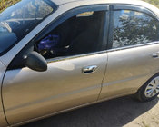 Daewoo Lanos 1998–2017 Nerezové lišty oken (sada 4 ks) fotografie 2