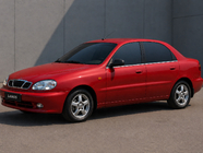 Daewoo Lanos 1998–2017 Nerezové lišty oken (sada 4 ks) fotografie 1