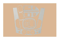 Mitsubishi L200 2006–2015 Dekorativní lišty na palubní desku V2 (13 dílů) fotografie 1