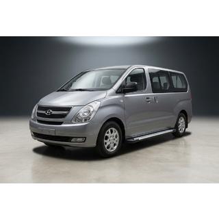 Boční nášlapy Allmond Grey (2 ks, hliník) Hyundai H300, H1, Starex 2008–2020 fotografie 1