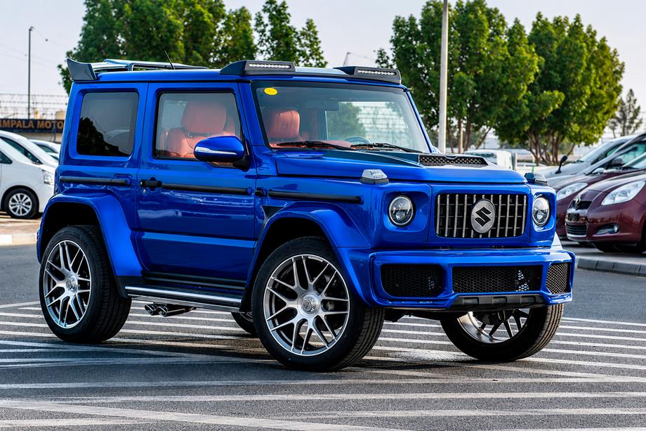 Suzuki Jimny 2018– Sada bodykitu G-class-design BRB Fotografie 2