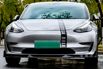 Tesla Model 3 2017– Přední nárazníkový lip spoiler Lip Turbo (pro 2017–2023) fotografie 1
