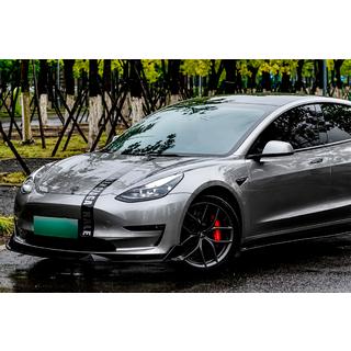 Přední nárazníkový lip spoiler Lip Turbo (pro 2017–2023) Tesla Model 3 2017– fotografie 3
