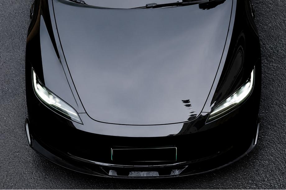 Tesla Model 3 2017– Přední lip spoiler Lip Turbo (pro 2024+) Image