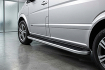 Mercedes Viano 2004–2014 Boční nášlapy Tayga Grey (2 ks, hliníkové) fotografie 1