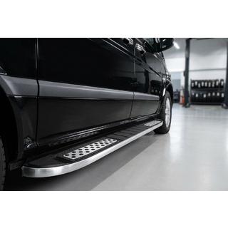 Boční nášlapy Tayga V2 (2 ks, hliník) Mercedes Viano 2004–2014